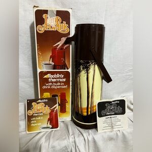 Vintage Alladin’s Pump A Drink Thermos